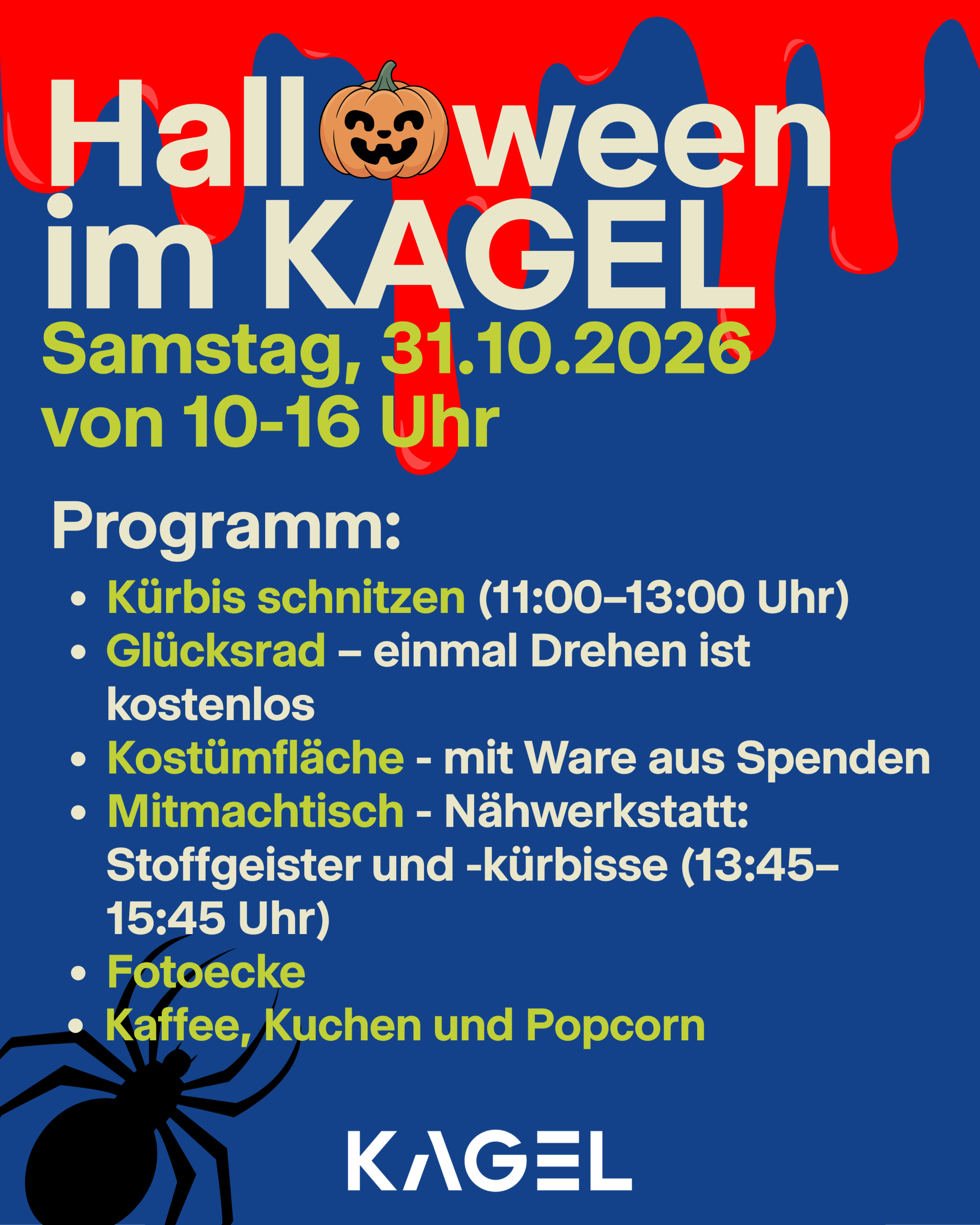 Halloweenparty am 31. Oktober
